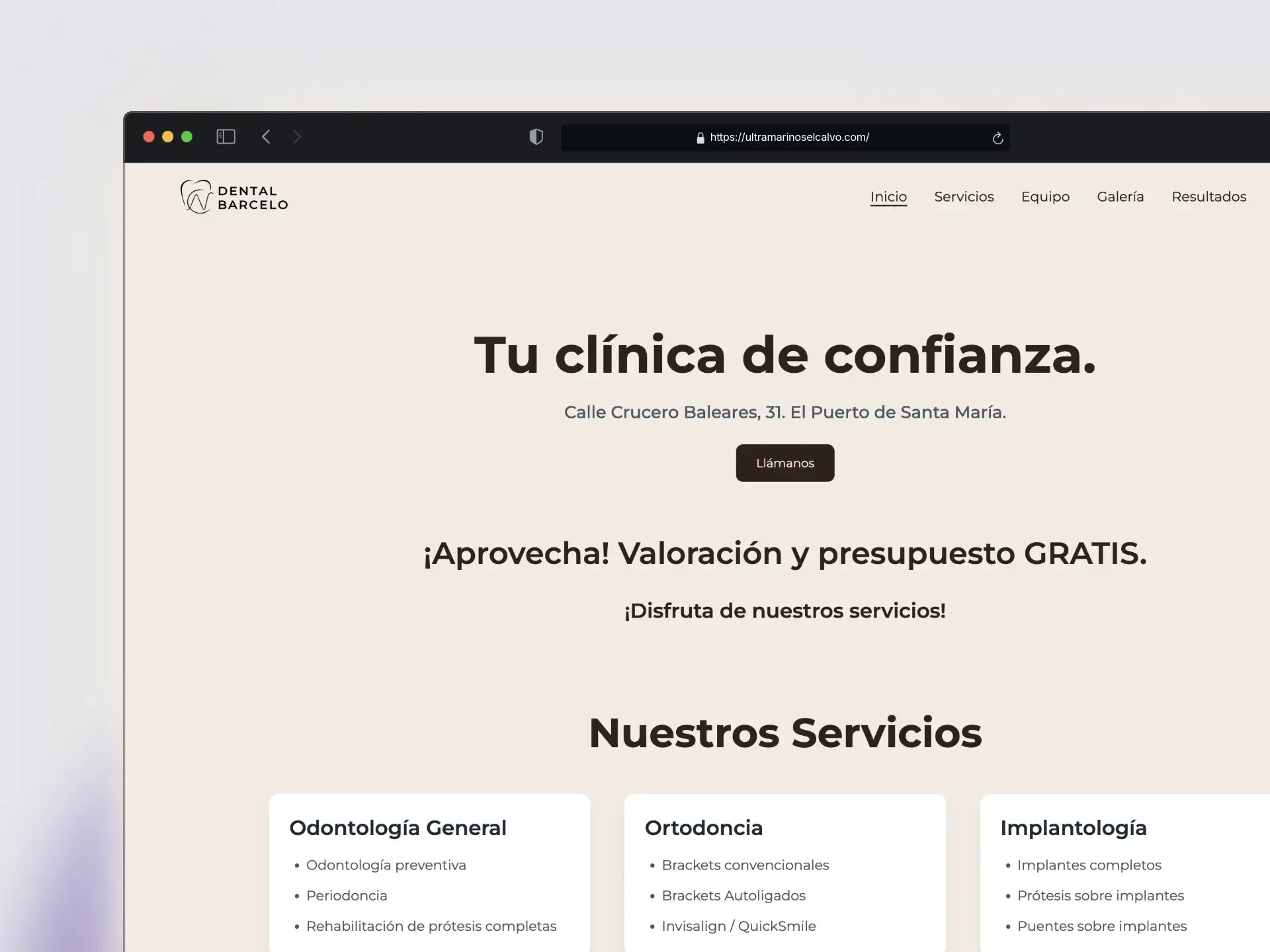 Preview of Dental Barcelo