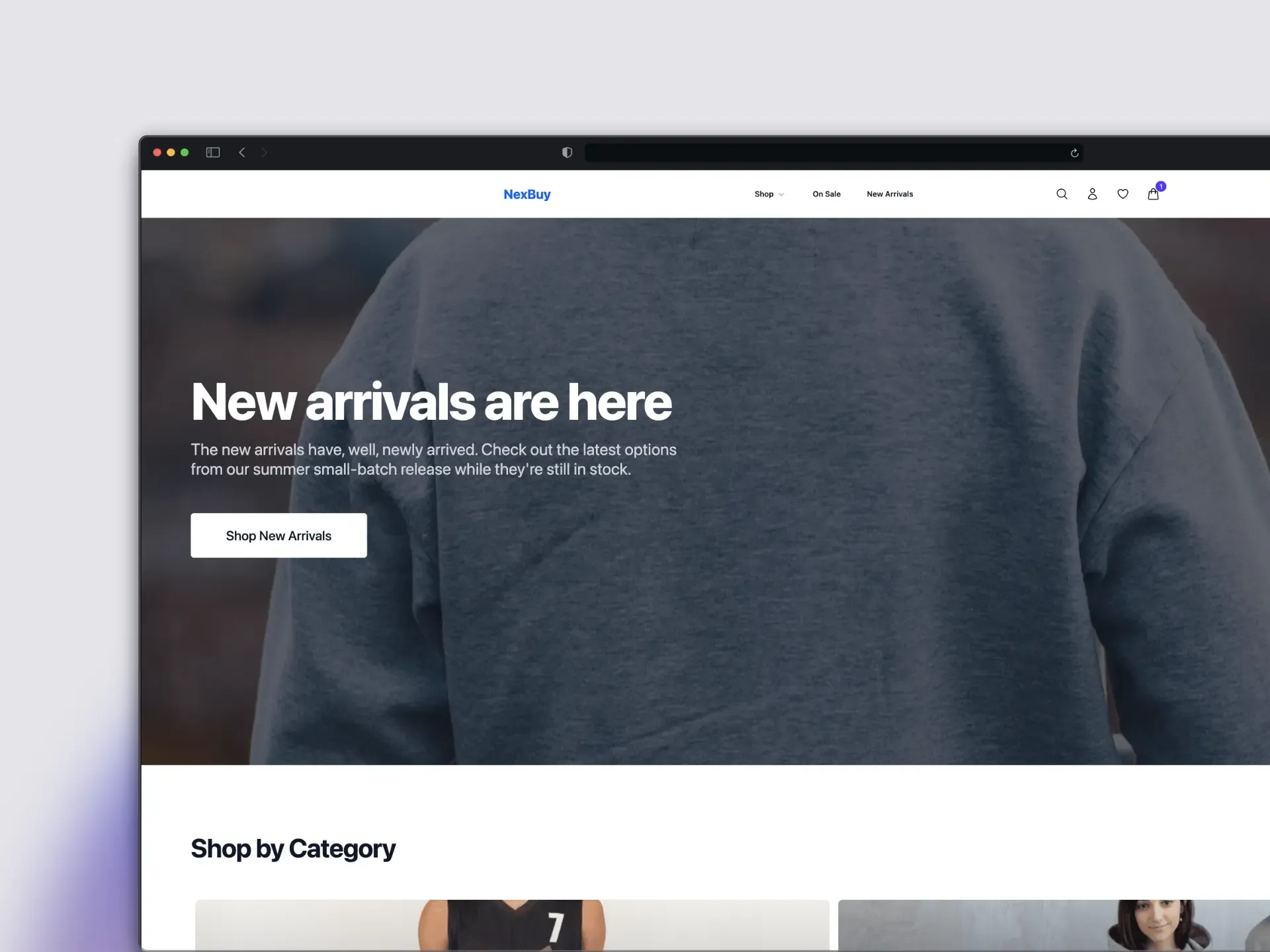 Preview of NexBuy Ecommerce