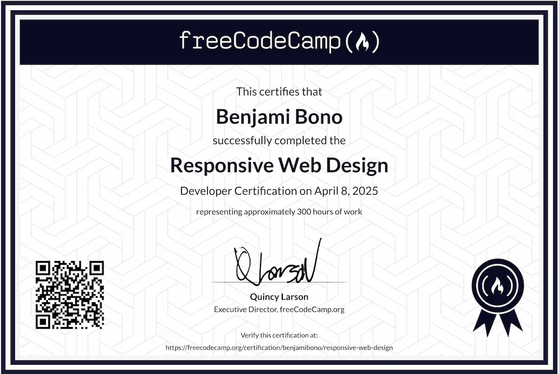 Responsive Web Design Certificate